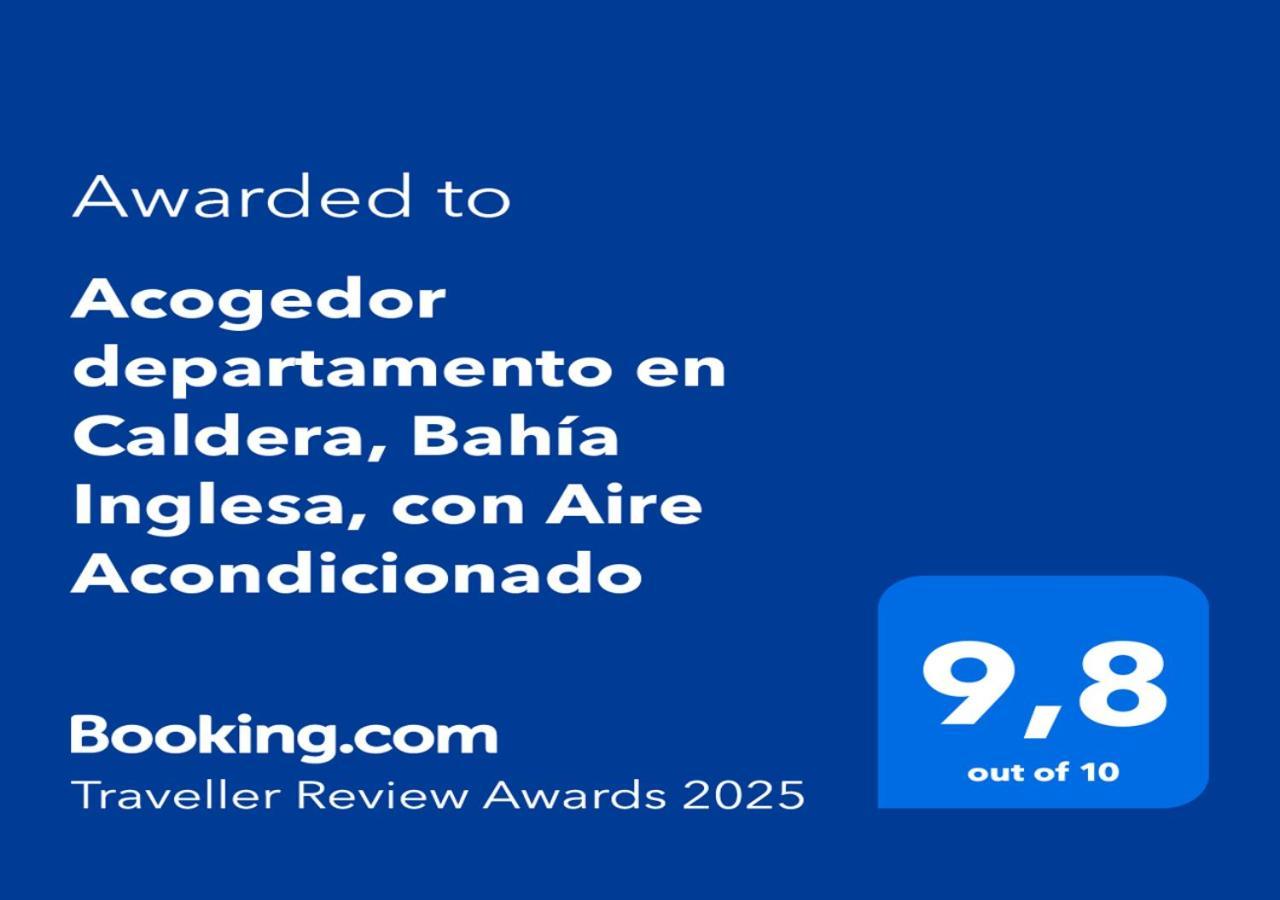 Апартаменты Acogedor Departamento En Caldera, Bahia Inglesa, Con Aire Acondicionado Экстерьер фото